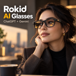 First AI Glasses with ChatGpt and Gemini